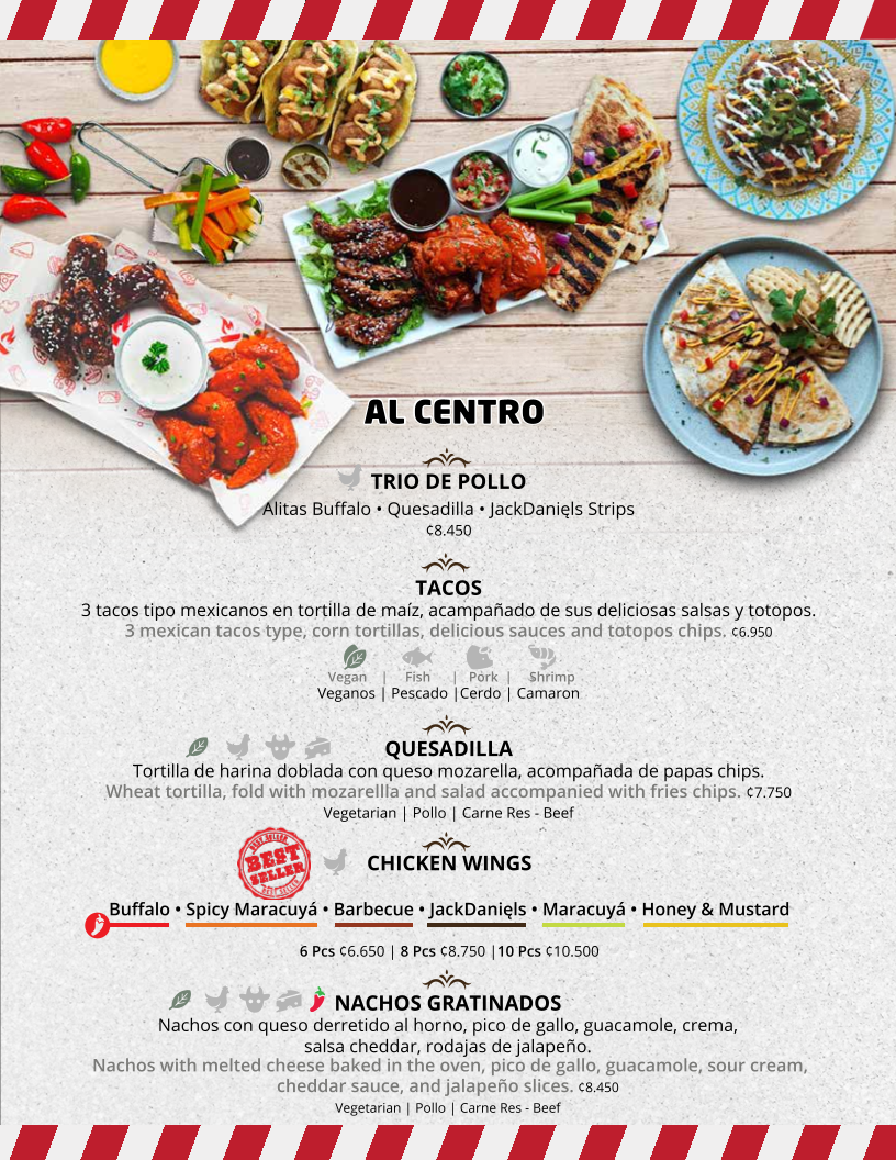 Menu Restaurante Tortillas Food & Drink Monteverde-1